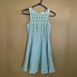 Altar'd State Blue Lace Dress